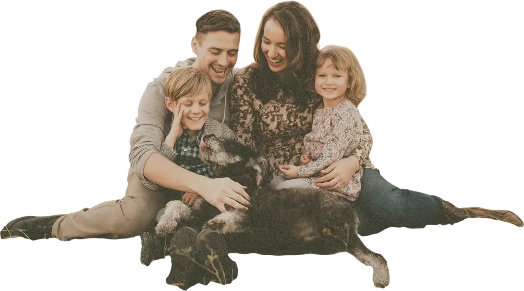Family in nature